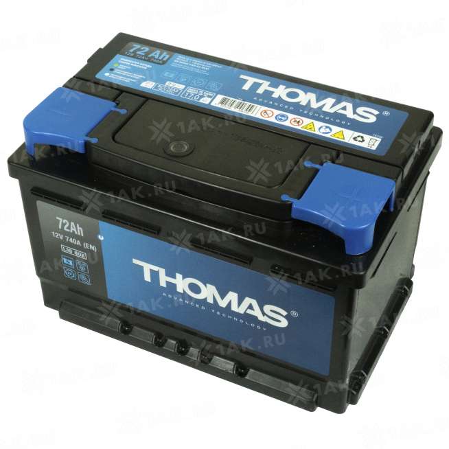 Аккумулятор THOMAS (72 Ah, 12 V) Обратная, R+ LB3 арт. 3
