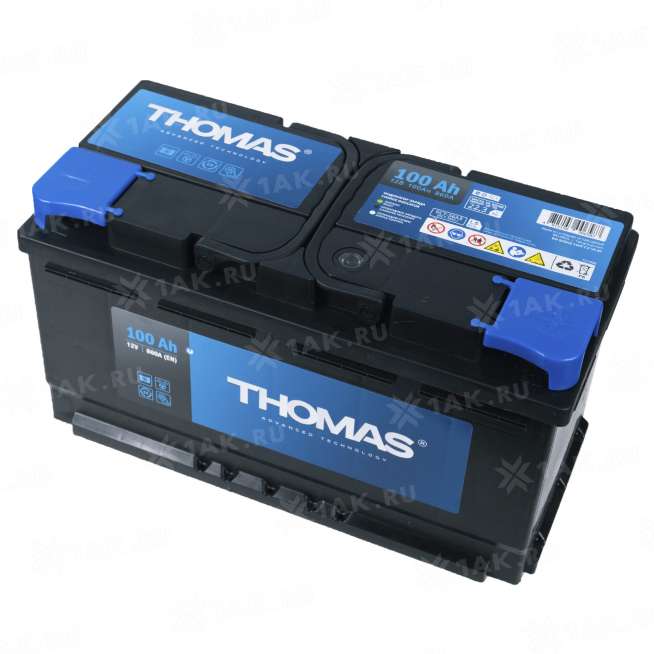 Аккумулятор THOMAS (100 Ah, 12 V) Обратная, R+ L5 арт.627207T 0