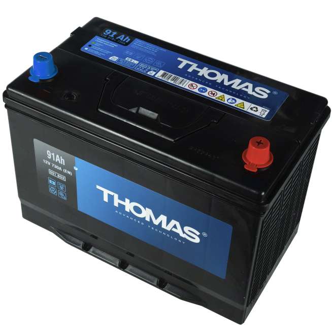 Аккумулятор THOMAS (91 Ah, 12 V) Обратная, R+ арт.00032941 3