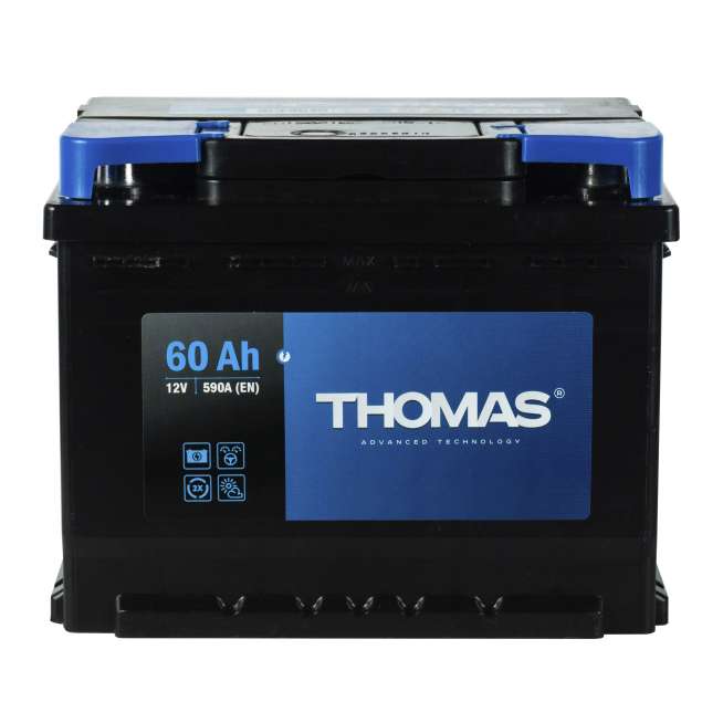 Аккумулятор THOMAS (60 Ah, 12 V) Прямая, L+ L2 арт. 2