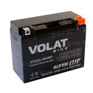 Аккумулятор VOLAT (21 Ah, 12 V) Обратная, R+ YTX21L-BS арт.YTX21L-BS(MF)Volat