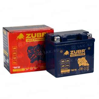 Аккумулятор ZUBR (6 Ah, 12 V) Обратная, R+ YTZ7S арт.YTZ7S (ZubrPrem) 1