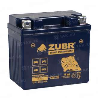 Аккумулятор ZUBR (6 Ah, 12 V) Обратная, R+ YTZ7S арт.YTZ7S (ZubrPrem) 0