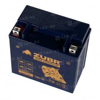 Аккумулятор ZUBR (14 Ah, 12 V) Прямая, L+ YTX14-BS арт.YTX14-BS (ZubrPrem) 3
