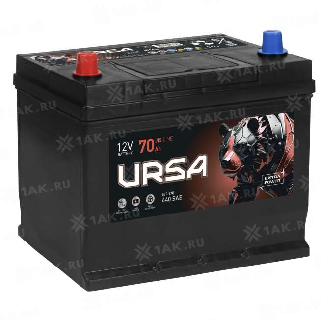 Аккумулятор URSA (70 Ah, 12 V) Прямая, L+ D26 арт.UEA701 0