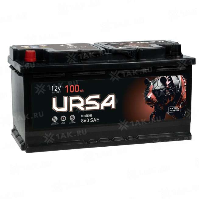 Аккумулятор URSA (100 Ah, 12 V) Прямая, L+ L5 арт.UE1001 0