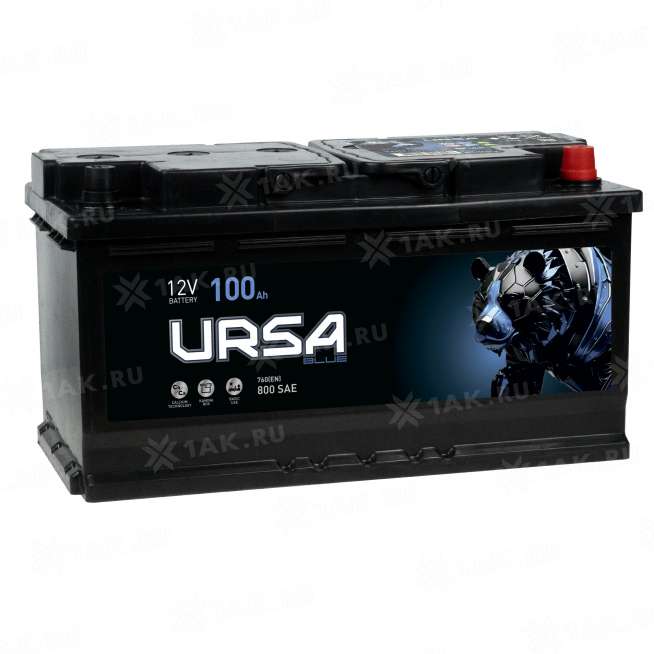 Аккумулятор URSA (100 Ah, 12 V) Обратная, R+ L5 арт.UU1000 0