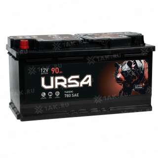 Аккумулятор URSA (90Ач, 12 V) Прямая, L+ L5 арт.UE901