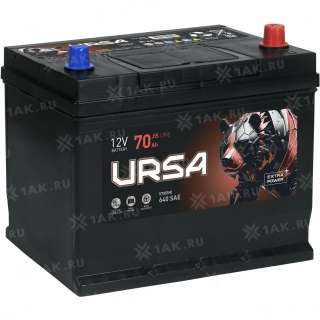 Аккумулятор URSA (70 Ah, 12 V) Обратная, R+ D23 арт.UEA700