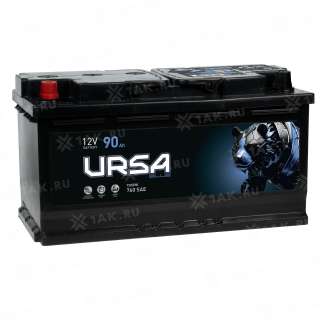 Аккумулятор URSA (90Ач, 12 V) Прямая, L+ L5 арт.UU901
