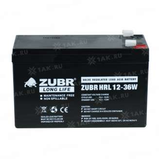 Аккумулятор ZUBR (9 Ач,12 V) AGM 151x65x94/100 мм 2.7 кг 8