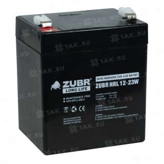 Аккумулятор ZUBR (5.8Ач,12 V) AGM 90х70х101/107 мм 1.8 кг