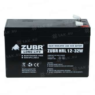 Аккумулятор ZUBR HRL12-32W (7.2 Ач,12 V) AGM 7
