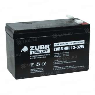 Аккумулятор ZUBR HRL12-32W (7.2 Ач,12 V) AGM 6