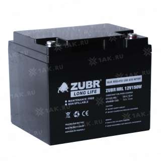 Аккумулятор ZUBR (45Ач,12 V) AGM 198х166х169 мм 14.5 кг