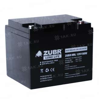 Аккумулятор ZUBR (45 Ач,12 V) AGM 198x166x169 мм 14.5 кг 7