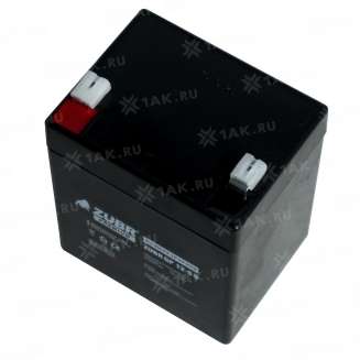 Аккумулятор ZUBR (5.5 Ач,12 V) AGM 90x70x101/107 мм 1.75 кг 7