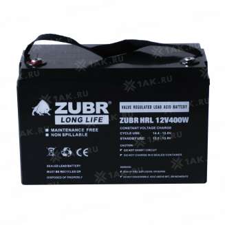 Аккумулятор ZUBR (110 Ач,12 V) AGM 328x172x225 мм 32 кг 9