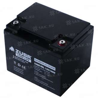 Аккумулятор ZUBR (45 Ач,12 V) AGM 198x166x169 мм 14.5 кг 9