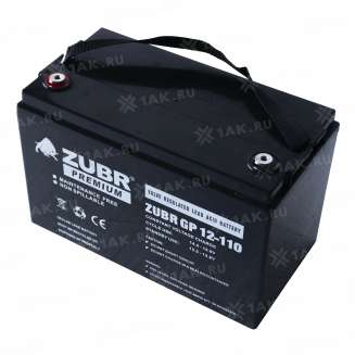 Аккумулятор ZUBR (110 Ач,12 V) AGM 330x171x216/219 мм 31 кг 9