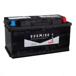 Аккумулятор BUSHIDO (100 Ah, 12 V) Обратная, R+ L5 арт.0129300