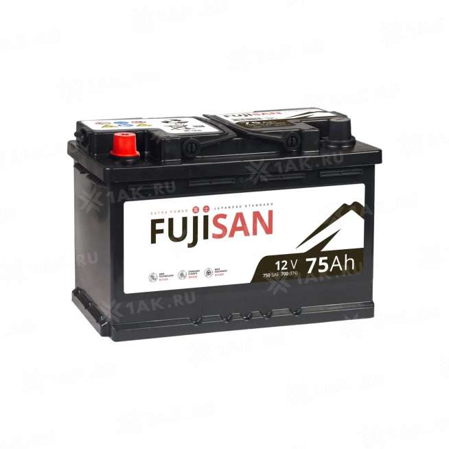 Аккумулятор FUJISAN (75 Ач, 12 V) Прямая, L+ L3 арт.FE751E 0