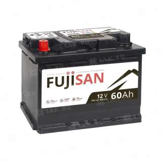 Аккумулятор FUJISAN (60Ач, 12 V) Прямая, L+ L2 арт.FE601E