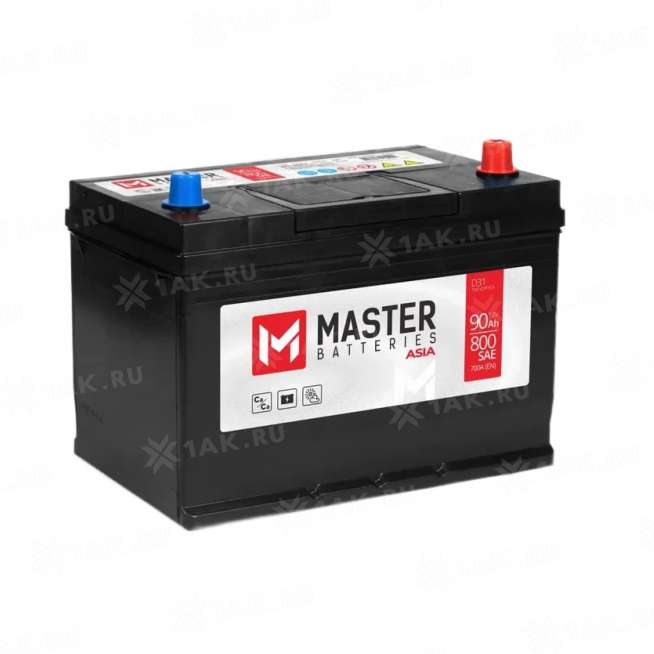Аккумулятор MASTER BATTERIES (90 Ач, 12 V) Обратная, R+ D31 арт.MBA900 0