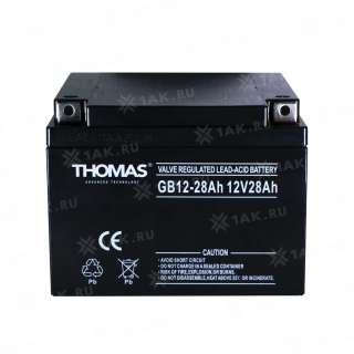 Аккумулятор THOMAS (28Ач,12 V) AGM 166x175x125 мм 7.4 кг