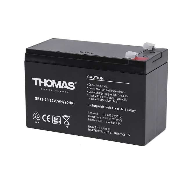 Аккумулятор THOMAS (7.2 Ач,12 V) (T2) AGM 0