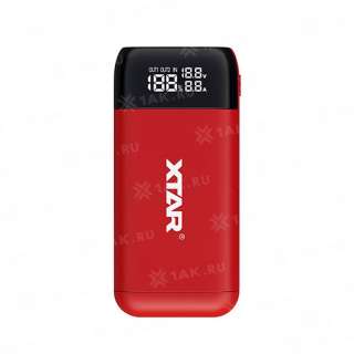 Зарядное устройство XTAR PB2S-red для аккумуляторных элементов с USB кабелем