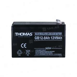 Аккумулятор THOMAS (9Ач,12 V) AGM 150x87x107 мм 2.25 кг