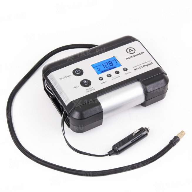 Цифровой компрессор AUTOPROFI, 30 л./мин., "4 в 1", 12V/15A, 140W, 7 Атм. 0