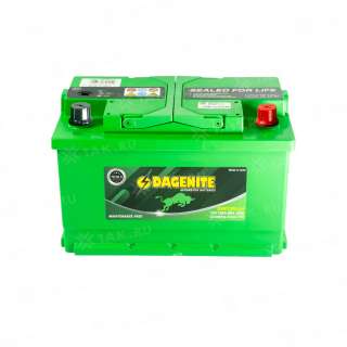 Аккумулятор DAGENITE (72Ач, 12 V) Обратная, R+ LB3 арт.DIN72R-LH