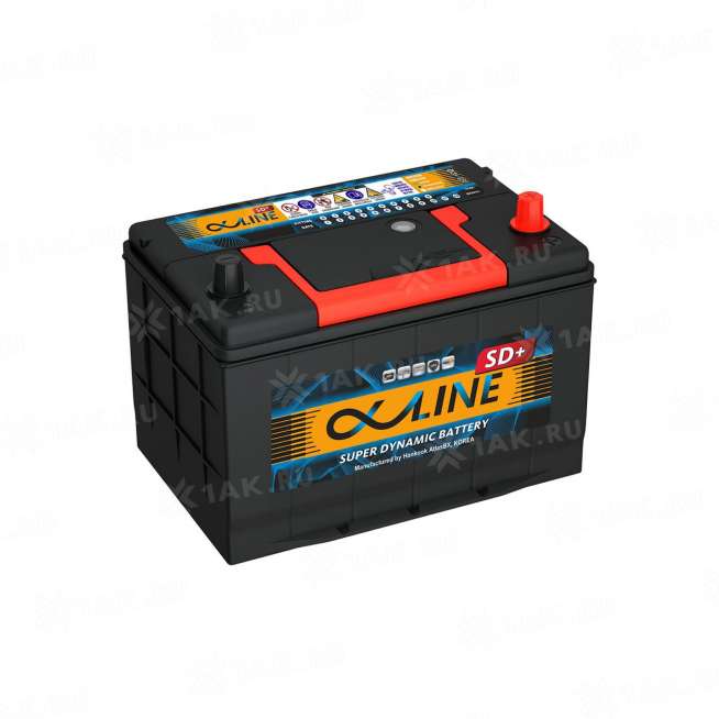 Аккумулятор ALPHALINE (80 Ач, 12 V) Обратная, R+ B21 арт.75-650 0