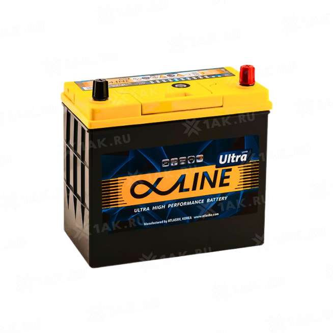 Аккумулятор ALPHALINE (59 Ач, 12 V) Обратная, R+ B24 арт.75B24L 0