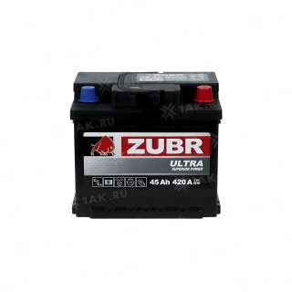 Аккумулятор ZUBR Ultra (45Ач, 12 V) Обратная, R+ L1 арт.ZU450T