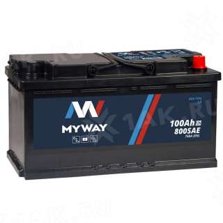 Аккумулятор MYWAY (100Ач, 12 V) Обратная, R+ L5 арт.MW1000SU