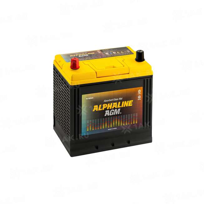 Аккумулятор ALPHALINE (45 Ач, 12 V) Прямая, L+ B24 арт.AXB24R 0