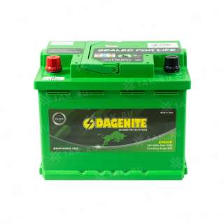 Аккумулятор DAGENITE (60Ач, 12 V) Прямая, L+ L2 арт.DIN60L