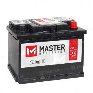 Аккумулятор MASTER BATTERIES (55Ач, 12 V) Обратная, R+ L2 арт.MB550