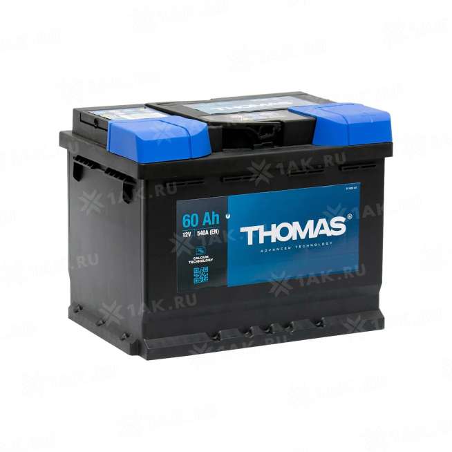 Аккумулятор THOMAS (60 Ач, 12 V) Обратная, R+ D23 арт.00032944 0