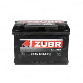 Аккумулятор ZUBR (70Ач, 12 V) Обратная, R+ L3 арт.ZU700