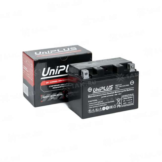 Аккумулятор UPLUS (11Ач, 12 V) Прямая, L+ YTX9-BS арт.EBZ12-4-1 0