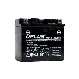 Аккумулятор UPLUS (6Ач, 12 V) Обратная, R+ YTX5L-BS арт.EBZ7-3-1