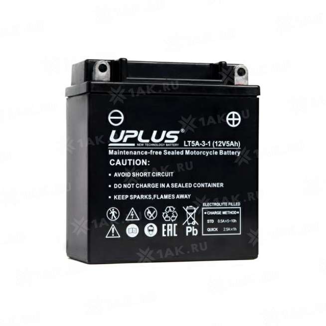 Аккумулятор UPLUS (5Ач, 12 V) Обратная, R+ YB5L-B арт.LT5A-3-1 0