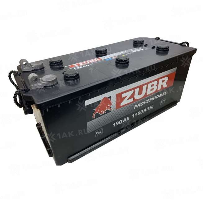 Аккумулятор ZUBR (190 Ач, 12 V) R+ Грузовая, Прямая D5 арт.ZPT190RT 0