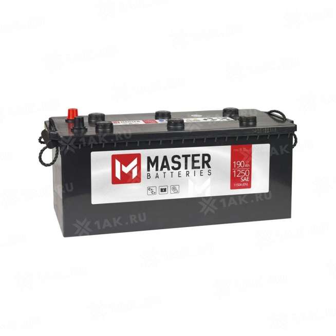 Аккумулятор MASTER BATTERIES (190 Ач, 12 V) Прямая, L+ D5 арт.MBT1903 0