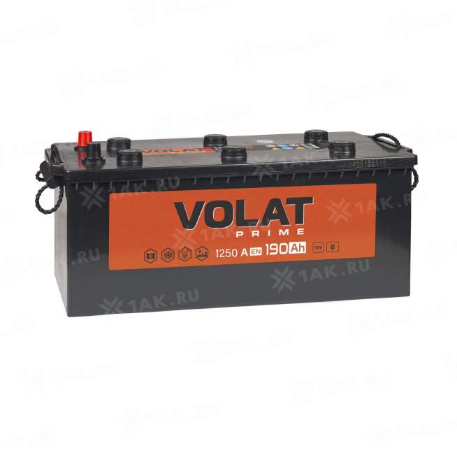 Аккумулятор VOLAT Prime Professional (190 Ач, 12 V) L+ Грузовая, Обратная D5 арт.VST1903 0