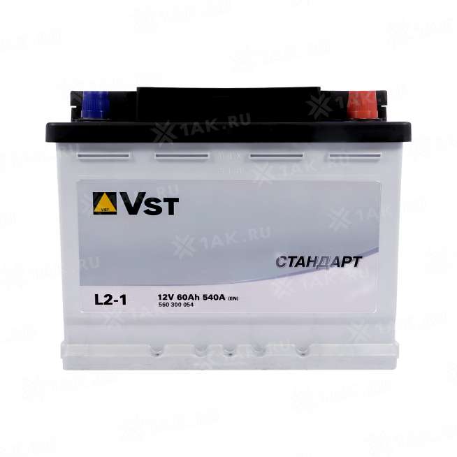 Аккумулятор VST (60 Ач, 12 V) Обратная, R+ L2 арт.560300054 L2-1 0